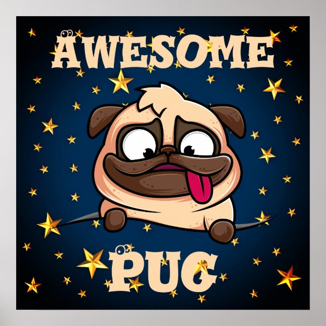 Pug Poster (Frente)