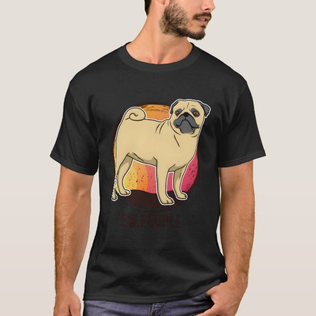 Pug Pullover Gift Men Mulheres Enganadas (Frente)