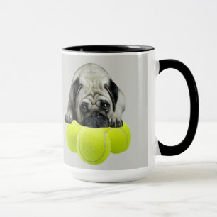 Pug que você conseguiu ter a caneca das bolas