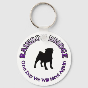 PUG RAINBOL BRIDGE SYMPATHY CHAVEIRO - DOG PET