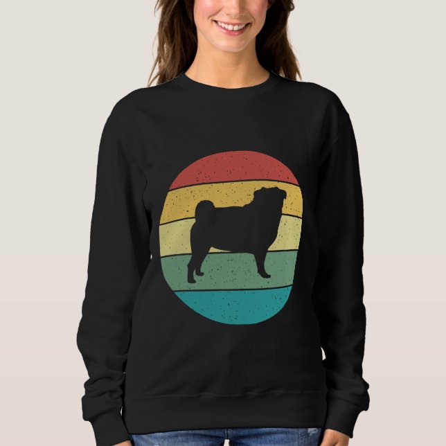 Pug Retro Vintage Classic T-Shirt 331 (Frente)