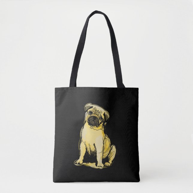 Pug Tote Bag (Frente)