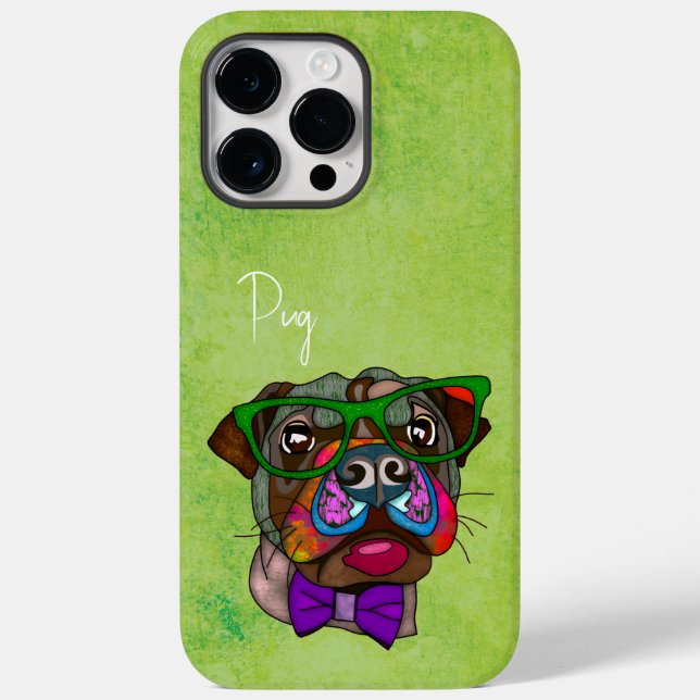 Pug Ugly Face Case-Mate capas de iphone (Verso)