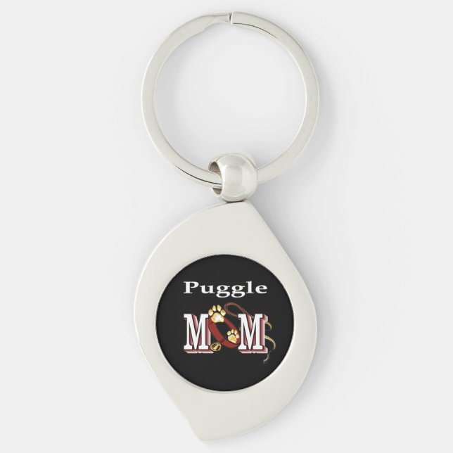 puggle mãe Chaveiro (Frente)