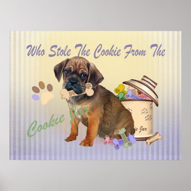 Puggle Stole Cookie Do Cookie Jar Poster (Frente)