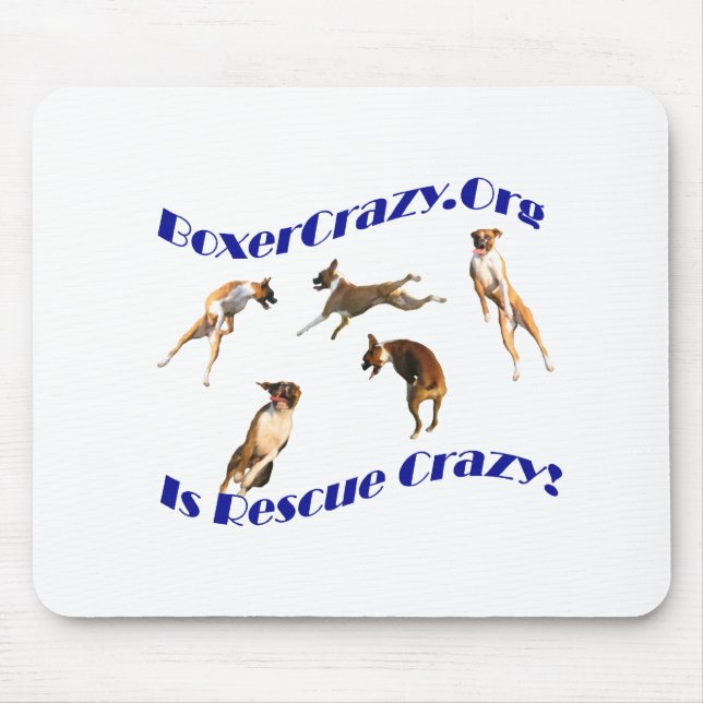 Pugilista Mousepad louco - ar Abby (Frente)