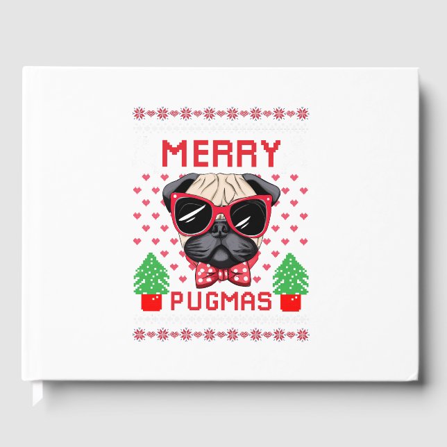 Pugmas feliz! Livro de Visitas (Frente)