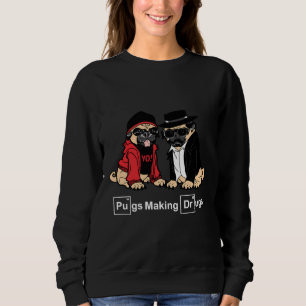Pugs faz Drogas Clássica Camisa 813
