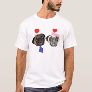 Pugs na camisa do amor