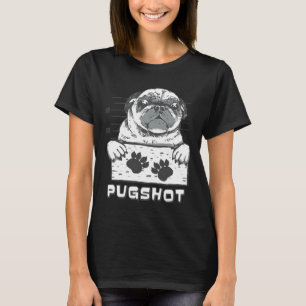 Pugshot de um Pug Mugshot Essencial T-Shirt 574