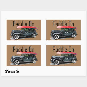 Pule no Design do carro clássico - Adesivos retan