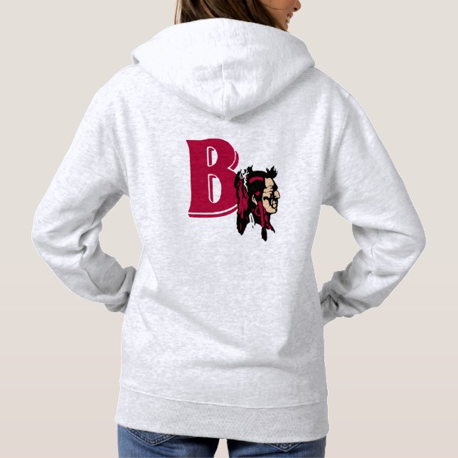 Pullover Hoodie: Braves (10202) (Verso)