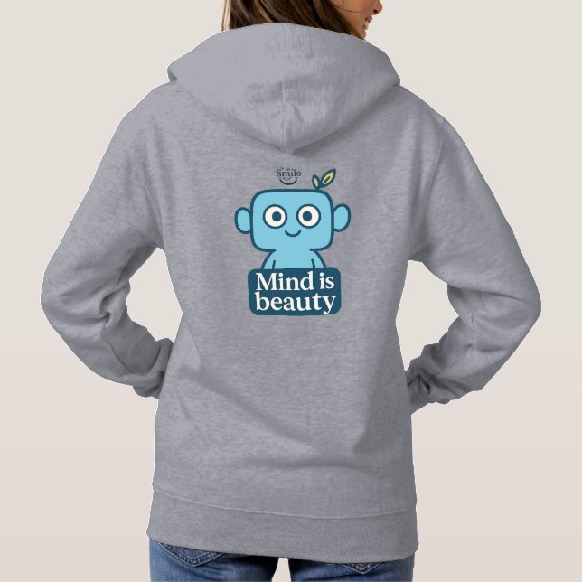 Pullover Hoodie Inspiracional - Caráter sorridente (Verso)