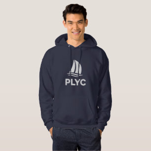 Pulôver Azul Marinho com Logo PLYC Branco