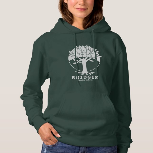 Pulôver do Hoodie das mulheres - cores das (Frente)