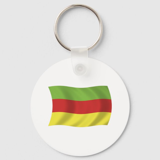 Pulseira Chaveiro da Bandeira do Povo Bodo (Frente)