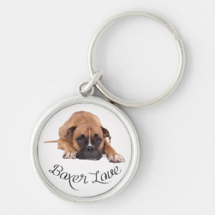 Pulseira de Cachorro Boxer Porta-Chaves