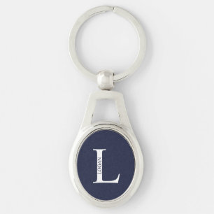 Pulseira de chaveiro com monograma personalizado e