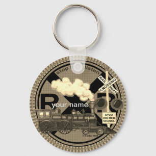 Pulseira de chaveiro Velho Trem