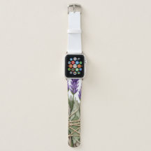 Pulseira para Apple Watch Boho Lavanda e Salvia
