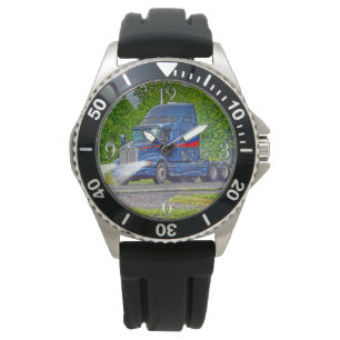 Pulso Caminhão de Transporte Pesado #Gift Relógio
