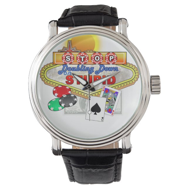 Pulso Parar de dobrar para Baixo na Relógio Estúpida (Vo (Frente)