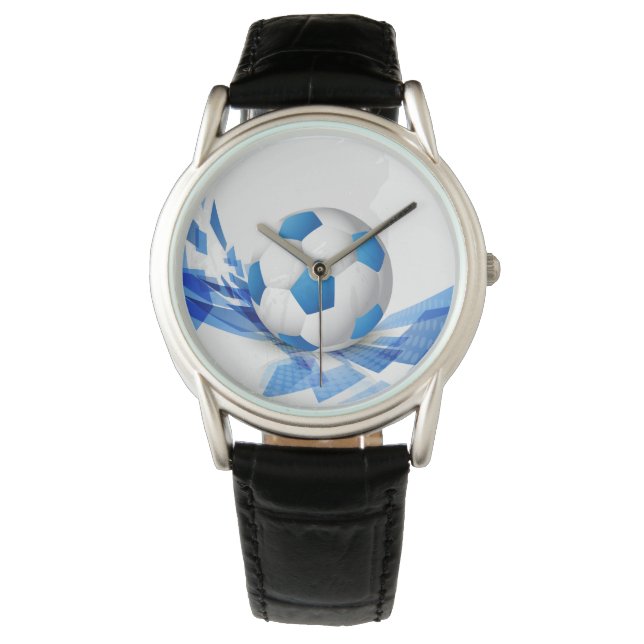 Pulso Relógio Clássico de Mens/Futebol (Frente)