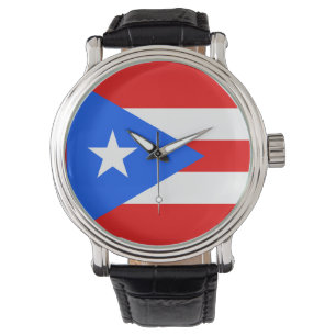 Pulso Relógio da bandeira de Puerto Rico