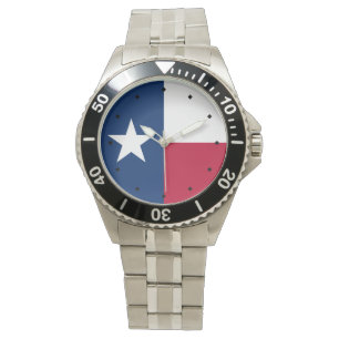 Pulso Relógio da bandeira de Texas