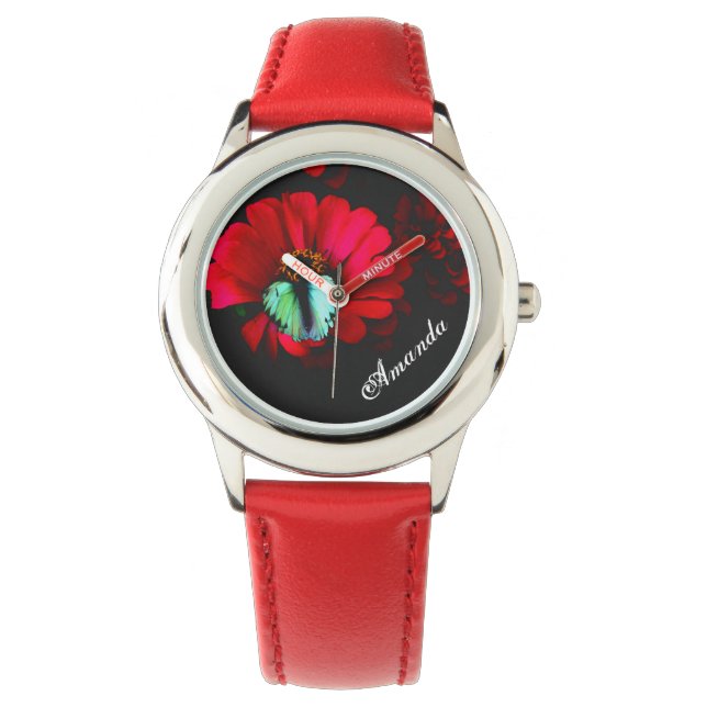 Pulso Relógio de aço inoxidável com bezel/borboleta (Frente)