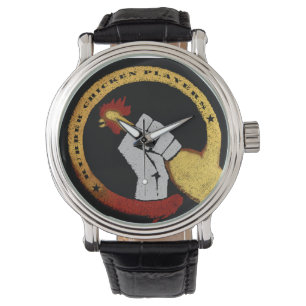 Pulso Relógio de borracha dos jogadores da galinha