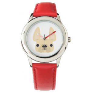 Pulso Relógio de creme de Frenchie