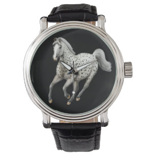 Pulso Relógio de galope do cavalo do Appaloosa do