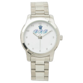 Pulso Relógio de prata desproporcionado do bracelete do