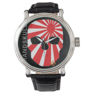 Pulso Relógio Nipónico de Handskull/relógio dos espor