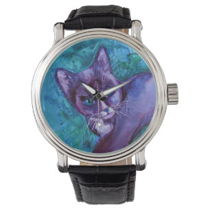 Pulso Relógio "Purple Tuxedo" de Kitten