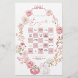 Pumpkin Branco e Rosa Acham o Bingo do Convidado