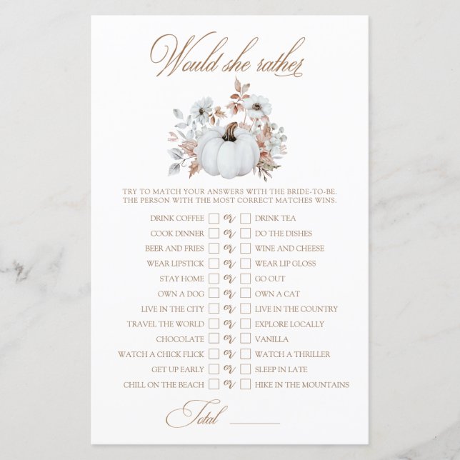 Pumpkin Branco Ela Preferencialmente Jogo De Chá d (Frente)