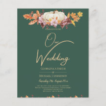 Pumpkin Casamento Dourado Verde de Abóbora no Orça