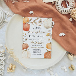 Pumpkin de Convite para chás de fraldas de Queda