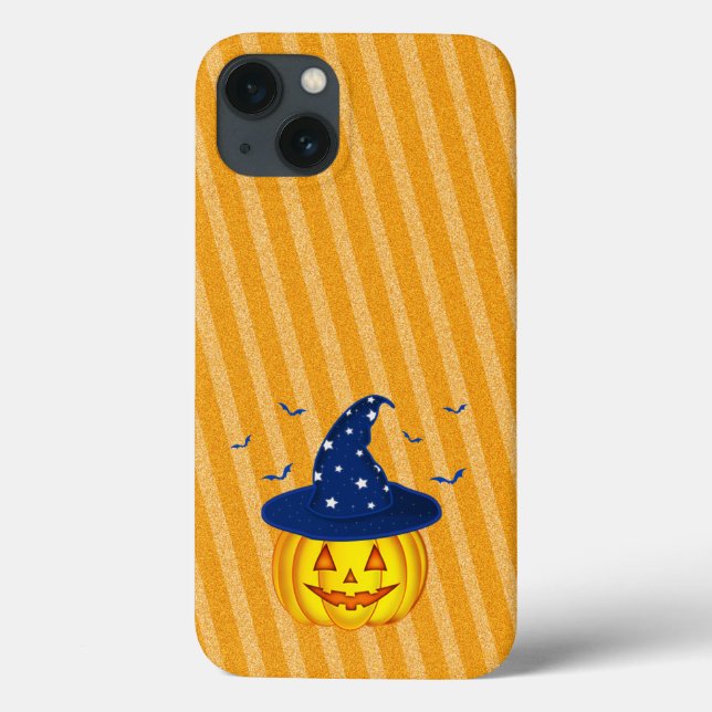 Pumpkin do Dia das Bruxas de Laranja Espelho (Verso)