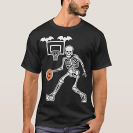Pumpkin Dunker, Skeleton Basball t-shirt