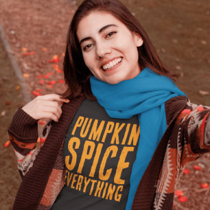 PUMPKIN ESPIRA TUDO NO OUTONO T-SHIRTS