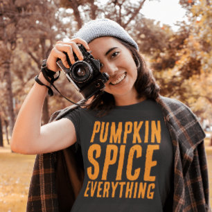 PUMPKIN ESPIRA TUDO NO OUTONO T-SHIRTS