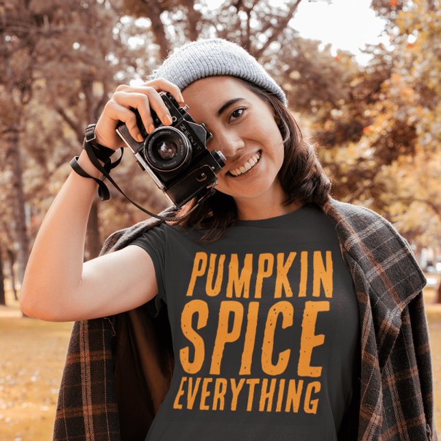 PUMPKIN ESPIRA TUDO NO OUTONO T-SHIRTS (Criador carregado)