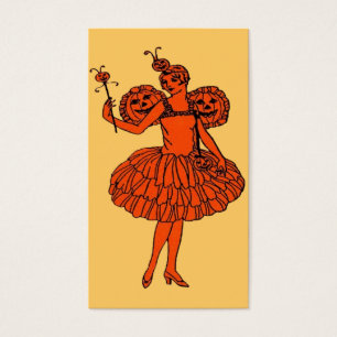 Pumpkin Fairy Halloween Bookmark ou Small Card