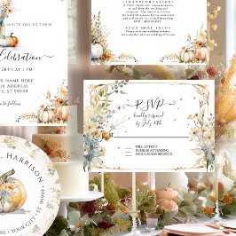 Pumpkin Fall Autumn Deixa Casamento RSVP