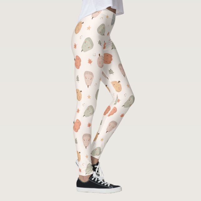 Pumpkin Feliz e Bonito - Leggings (Direita)
