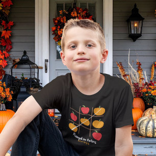 Pumpkin ganha sempre abóbora versus camiseta de ma