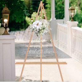 Pumpkin Greenery Fall Chá de panela Sinal de Boas-